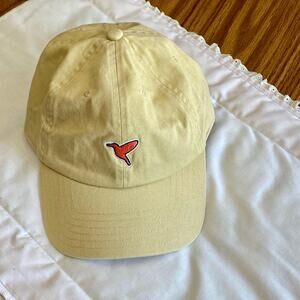 Birddogs baseball cap free the bird 100% cotton yellow adjustable strap-back hat